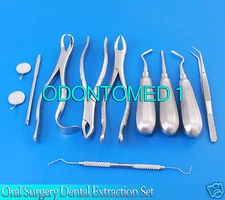 11 Pcs.Oral Surgery Dental Extraction Set Prime Quality Dentist Instrumen Dn-515