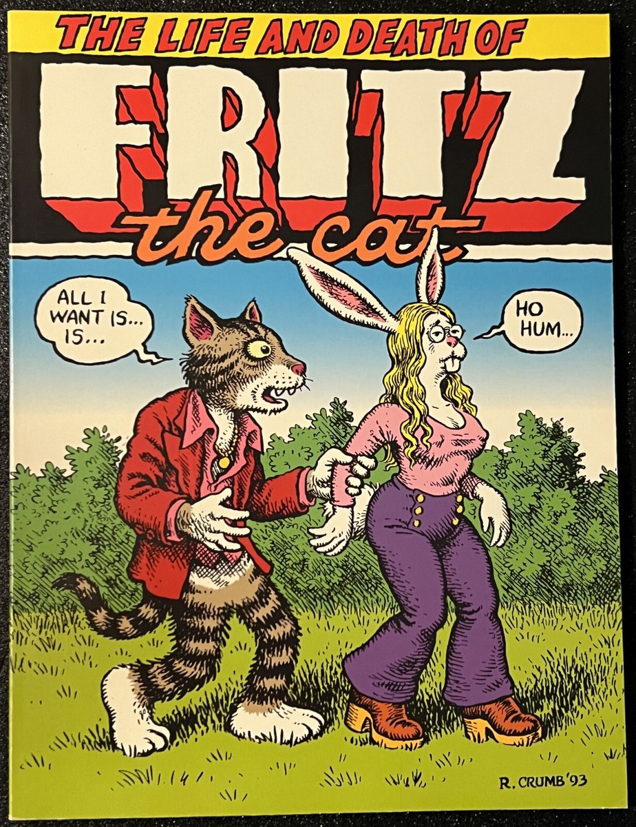 Vintage 1993 Robert Crumb THE LIFE AND DEATH OF FRITZ THE CAT