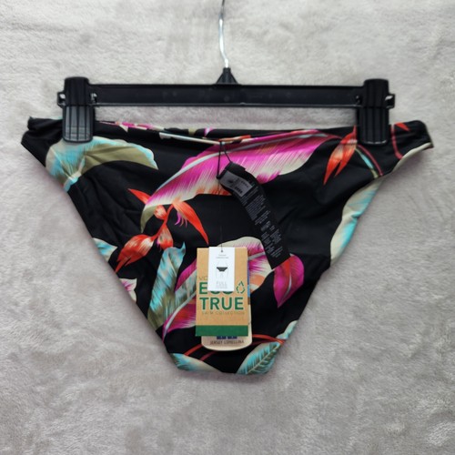 Volcom Bikini Bottoms Womens Size M Eco True Floral Print Swimsuit Full Coverage - Picture 3 of 7