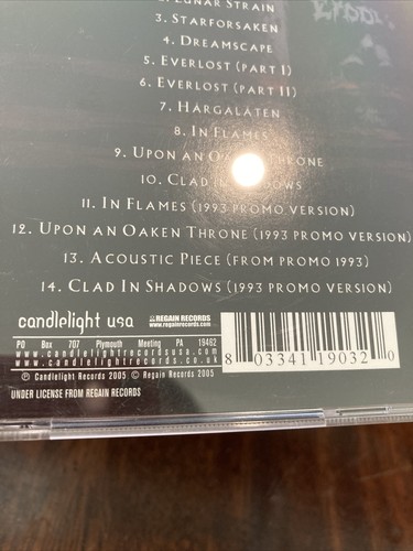 In Flames Lunar Strain CD Candlelight Regain 2005 Melodic Death Metal Promo Use - Picture 5 of 8