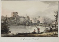 Tharandt Original Umrissradierung Jentzsch 1800