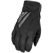 Fly Racing Title Long Cuff Snowmobile Gloves - Black - 371-0610