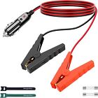 <!--F#f_0-->Car Cigarette Lighter Alligator Clips Extension Cable, 12V-24V Car Male Cigarett<!--F/-->
