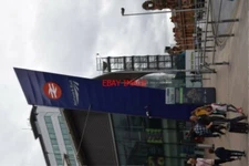 PHOTO  MANCHESTER PICCADILLY STATION THE NETWORK RAIL COLUMN OF THE 2002-BUILT M