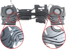 DELL G15 5515 RYZEN EDITION CPU GPU HEATSINK FAN ASSEMBLY G7V1F  DENTS