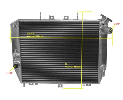 NEW Aluminum Radiator For 2000-2001 Kawasaki Ninja ZX12R ZX-12R