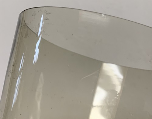 MCM Karhula Finland Lumberjack Trees Etched Art Glass Signed - Picture 9 of 12