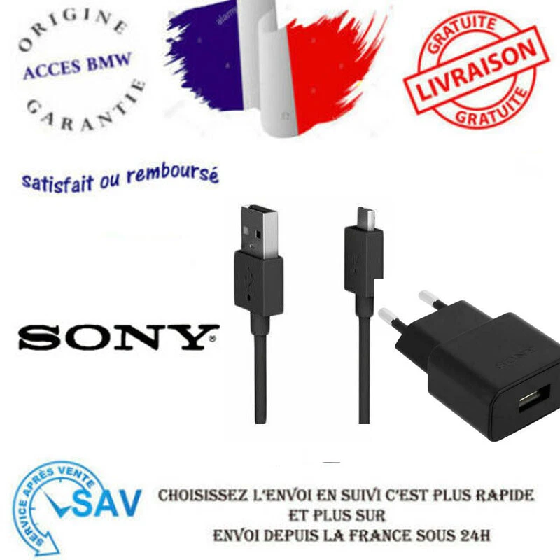 Original Chargeur UCH20 + Câble micro usb Pour Sony Xperia X Premium - Photo 1/1
