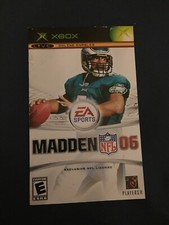 Manual Only-XBOB LIVE EA Sports Madden NFL 06 Instruction Manual
