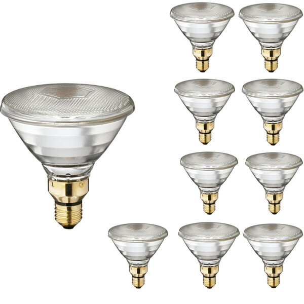 PAR38 240V 80W  E27 Flood 10 Pack