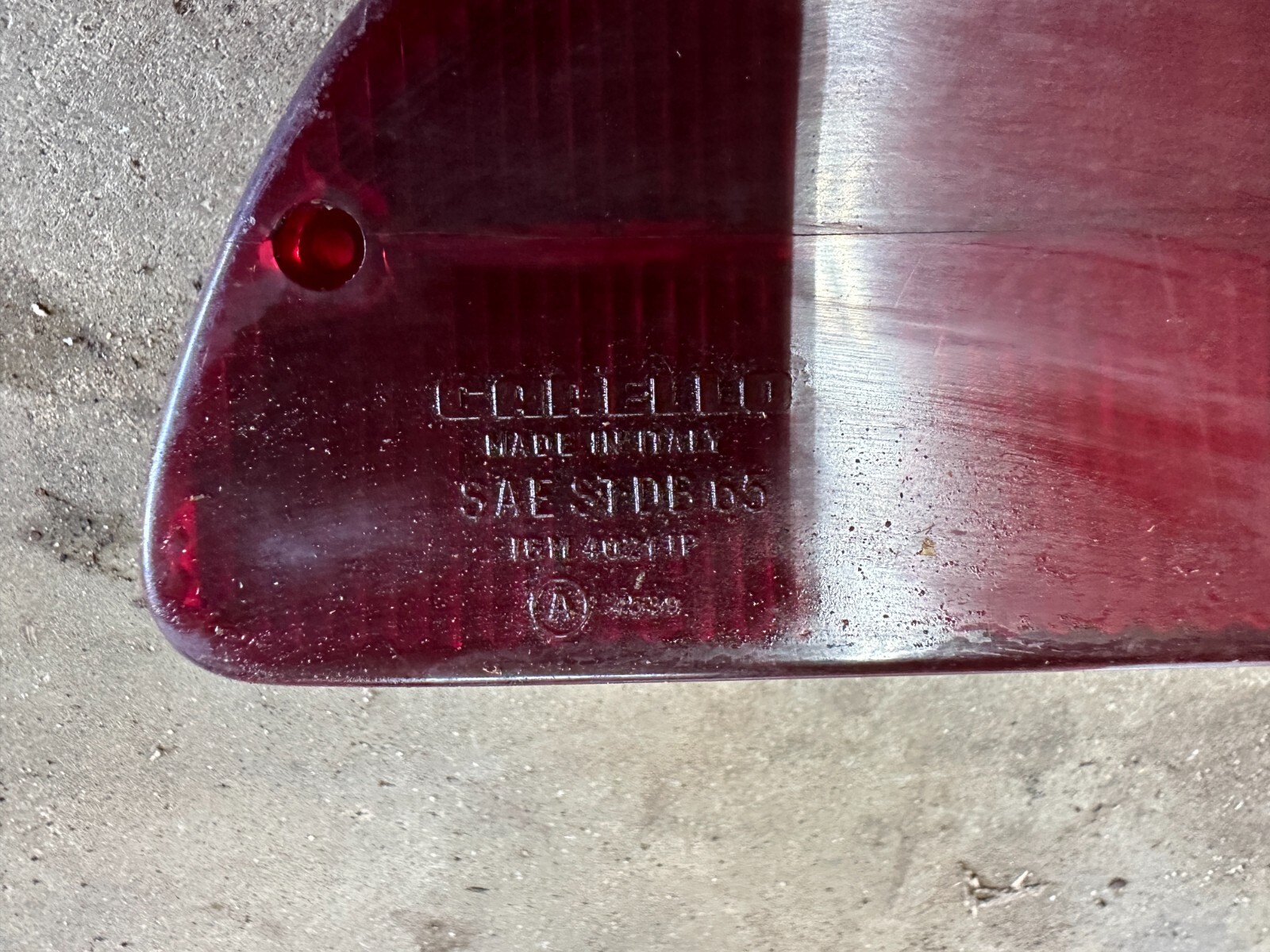 Lamborghini P400 P400S Rear Tail Light Lamp Lense