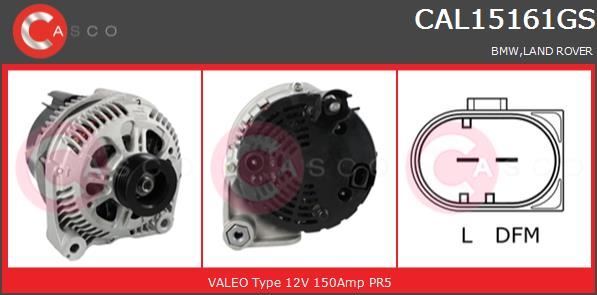 Alternateur de rechange pour BMW 320d et Land Rover Freelander 1 spécial Grand Froid