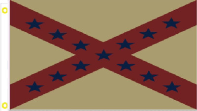 3X5 RUCKERS ALABAMA CSA CIVIL WAR FLAG BANNER 100D W/ GROMMETS