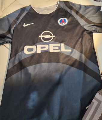 PSG Ronaldinho 21 Opel Soccer Football Futbol Nike Vintage Jersey