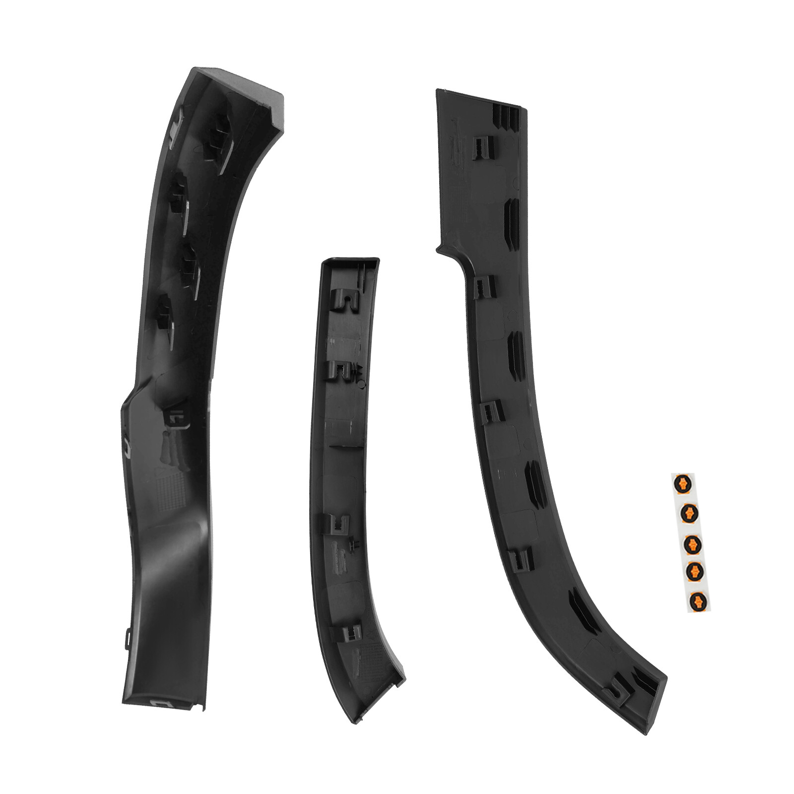 3PCS Rear Left Side Wheel Opening Molding Fender Flare For Jeep Cherokee 2013-18