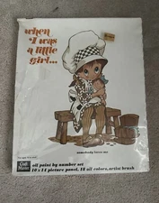 Craft Master Paint by Number WHEN I WAS A LITTLE GIRL 10702 New In Package