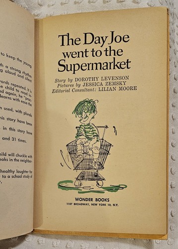 The Day Joe Went To The Supermarket by Dorothy Levenson 1963 - Picture 5 of 8