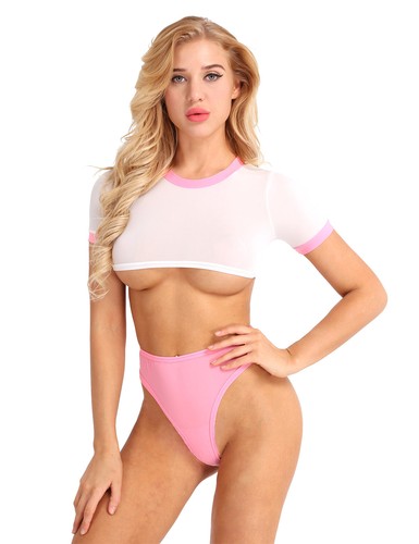 Mujeres ""I Love Daddy"" Mono Tanga Mono Mono Prenda para el torso Body Juego de Rol Disfraces S-XL - Imagen 24 de 31