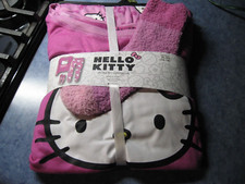 NEW Hello Kitty Pajama Set 3 Pc Set Womens Size Small 4-6 Sleepwear w/socks
