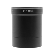 Metal G1X-58mm 58mm UV/CPL/ ND Camera Lens Filter Adapter Tube for Powershot G1X