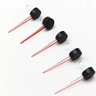 5Pcs Speedometer Needle Pointers For Car Gauges 49mm Length Plastic Red Black