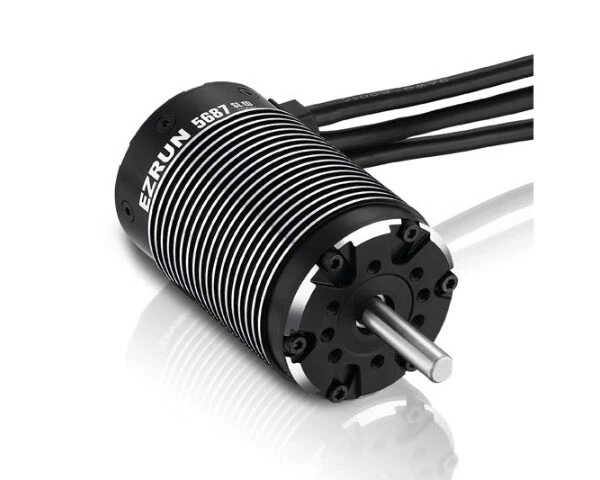 Hobbywing Ezrun 5687SL 1100KV sans Capteur Moteur Brushless Balais 4 Poly 1:5 - Photo 3/4