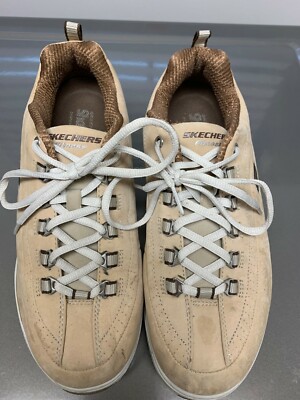 Sketchers Shape Ups Womens Size Tan Suede Sneakers