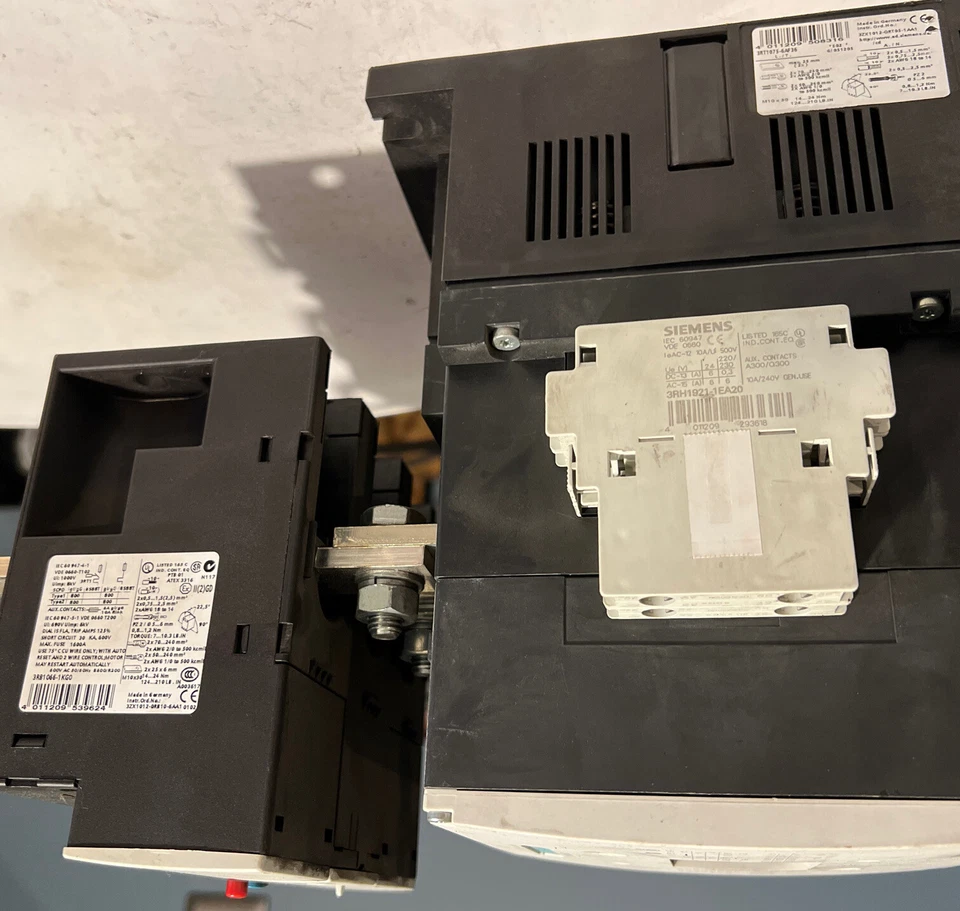 🔥Contor Siemens 3RT1075-6…6 com conjunto de sobrecarga. 400A. 600 V. Frete grátis🇺🇸 - Imagem 4 de 4