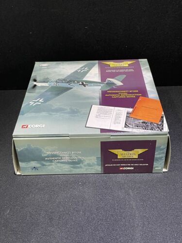Corgi 49205 Messerschmitt Bf109E w/ Reproduction Captured Notes Airplane 1:72 - Picture 3 of 13