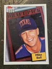 1994 Topps - #201 Mike Bell Texas Rangers Draft Pick