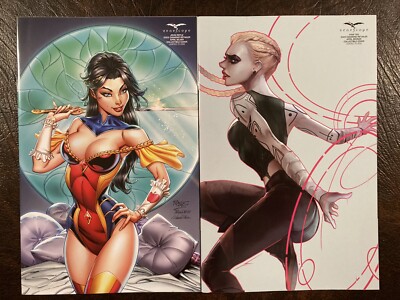 CINDERELLA VS QUEEN OF HEARTS SET O 2 APRIL 1/299,500 SILVER GRIMM 2023 COMIC BF