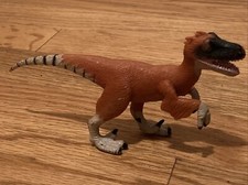 2004 K M Wild Republic Velociraptor Toy 6" Dinosaur Figure