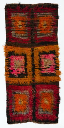4x8.6 Ft Contemporary Art - Nomadic Mid-century "Tulu" Rug - Picture 1 of 5