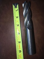 1" x 6" Carbide Ball Nose Radius 4 Flute End Mill