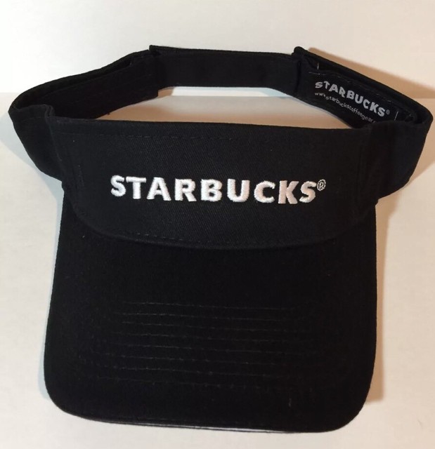 Starbucks Visor Barista Black White One Size For Sale Online Ebay