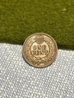 (#101242) Indian Head Cent: 1904.  low unc.  4 diamonds — photo 2