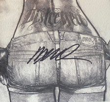 HUMBERTO RAMOS DISTRESSED SDCC 2017 SKETCHBOOK - SIGNED BY RAMOS