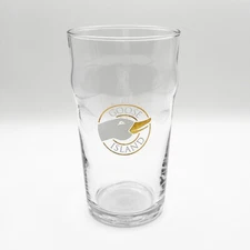 4-pack | Imperial Nonic Pint Glasses | Goose Island | rare 2sided gold foil circ