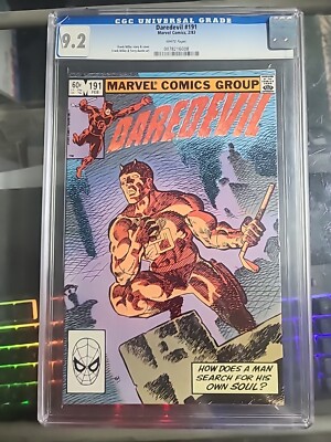 Daredevil #191 CGC 9.2 Frank Miller 0078216008 | eBay