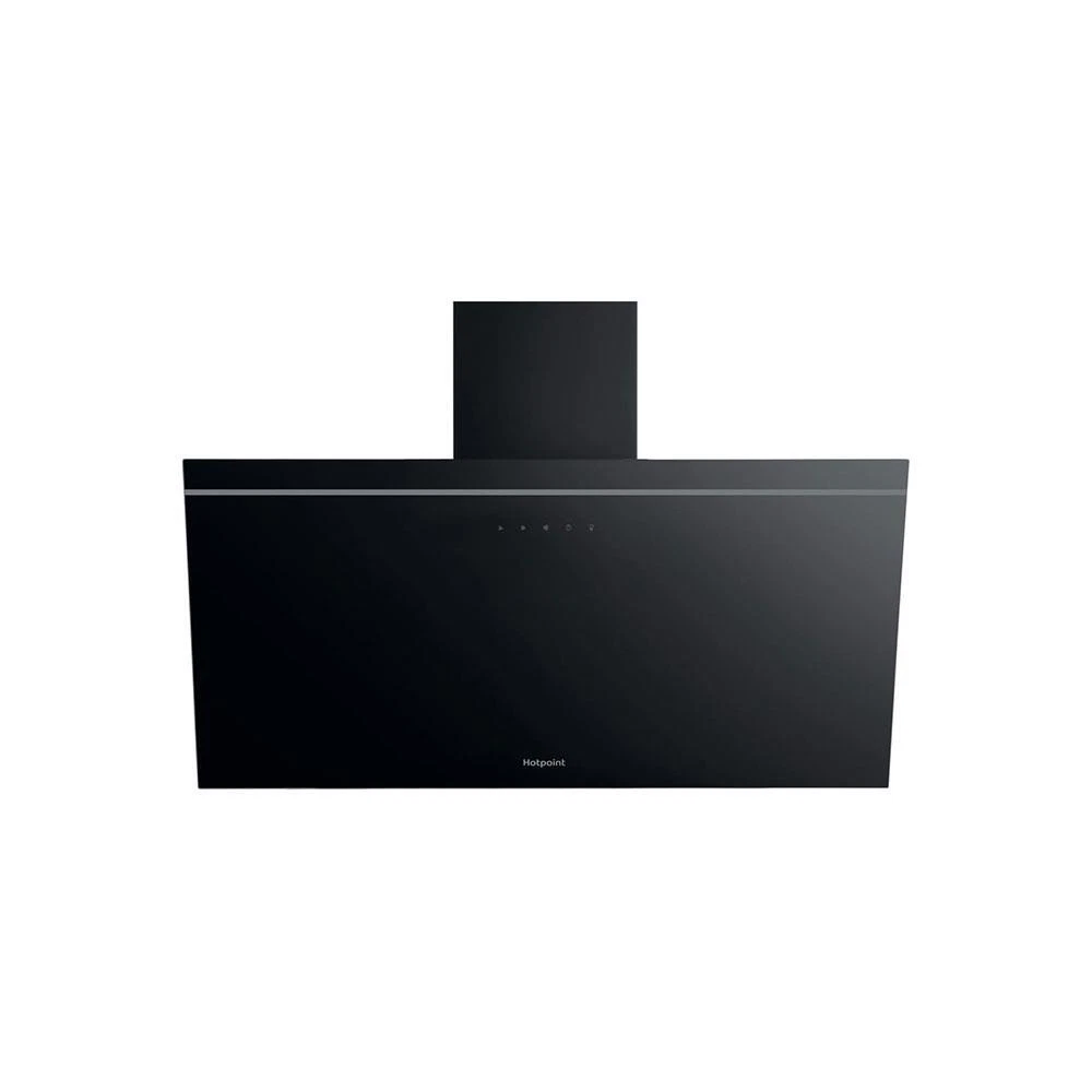 80 cm Hotpoint PHVP82FLTK Angled Chimney Cooker Hood Black eBay