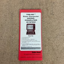 Radio Shack Start Up Manual With Color Basic TRS-80 Color Computer 1981 Vintage