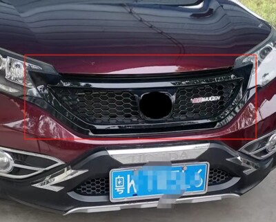 Fit For Honda Crv 2012 2013 2014 Front Bumper Centerhoneycomb Grille 