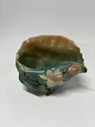 Roseville Magnolia Green Vintage Art Pottery Conch Shell Planter Vase 453-6 Chip