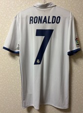 Maglia Home Camiseta Cristiano Ronaldo #7 REAL MADRID 2016 2017 Nuova con eti...