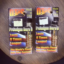 (2) OTIS .50 Caliber Pistol Brass Bore Brush 12.9mm LAST 8X LONGER