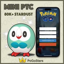 Pok mon PTC GO - Shiny Rowlet - 80K Stardust  Read Description  