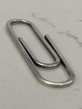 Authentic Vintage Tiffany & Co. Sterling Silver Paperclip Money Clip 925 8g