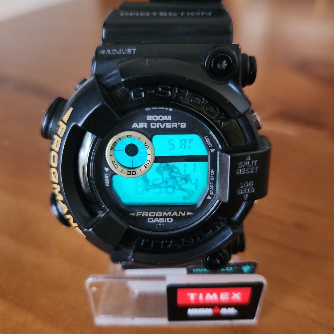 Casio G Shock Frogman Diver Watch Titanium Black 200m Digital