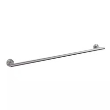 32 In. Wall Mounted Single Towel Bar in Brushed Nickel