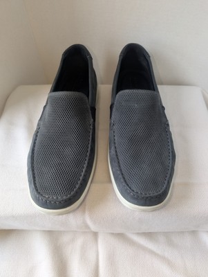 ECCO S-LITE 9.5 Black Diamond Nubuck Moc Loafers